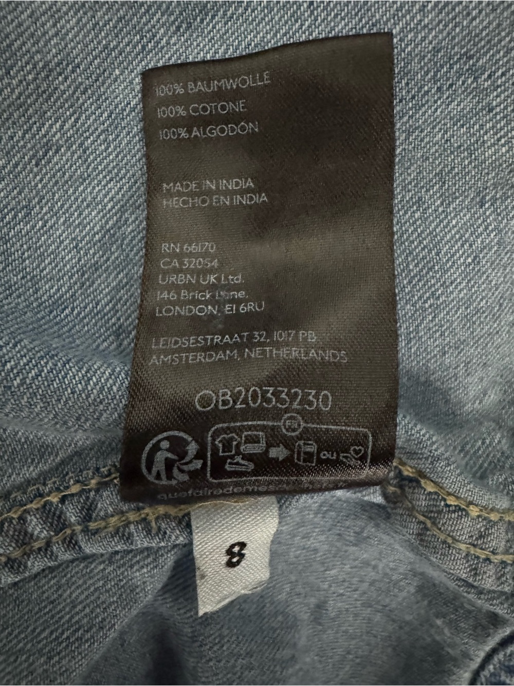 Anthropologie Pilcro Short-Sleeve Denim Midi
Shirt Dress 8 (labeled 14) - Picture 10 of 12